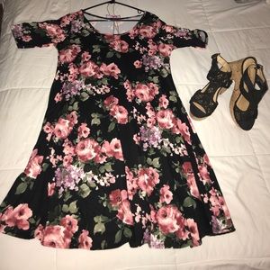 Floral print dress